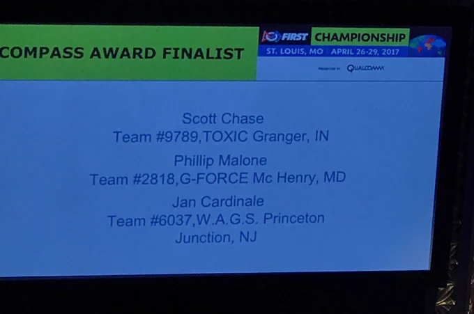 9789 TOXIC nominates their coach Scott Chase for the Compass Award!