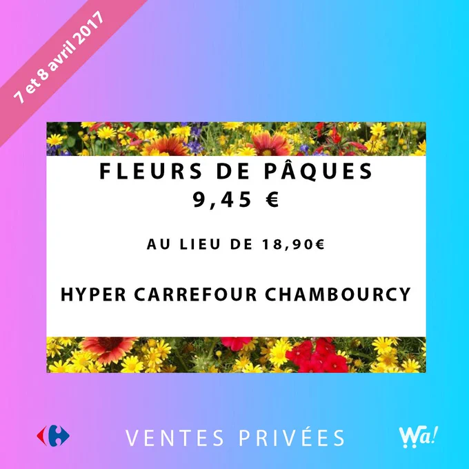 Offrez des fleurs !