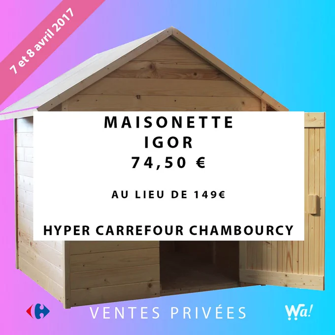 Ma cabane au fond du jardin !