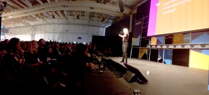 SaaSy Design and why the small design details matters when creating a successful SaaS. Ditte Hammarstrom, Snowfire. Creat.iff Stage #websummit 2016