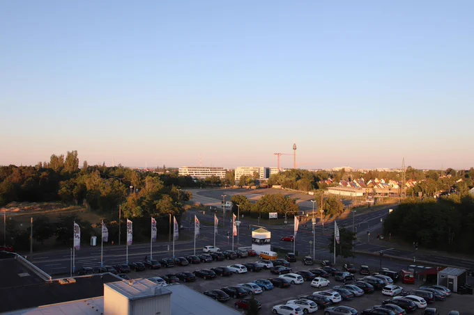 Ausblick Richtung Nürnberg - die Reichweite wird super sein!