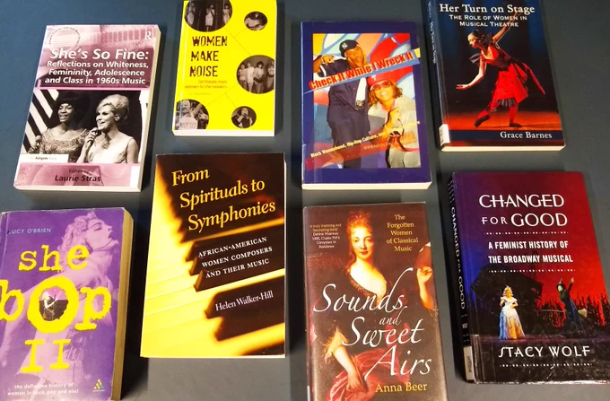 Photograph of eight selected books; see link for full details.