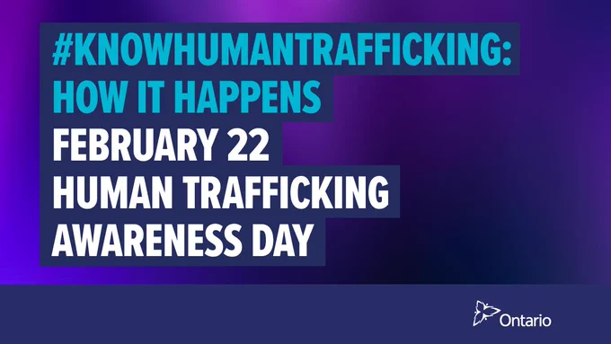#KnowHumanTrafficking: How it happens. February 22, Human Trafficking Awareness Day.