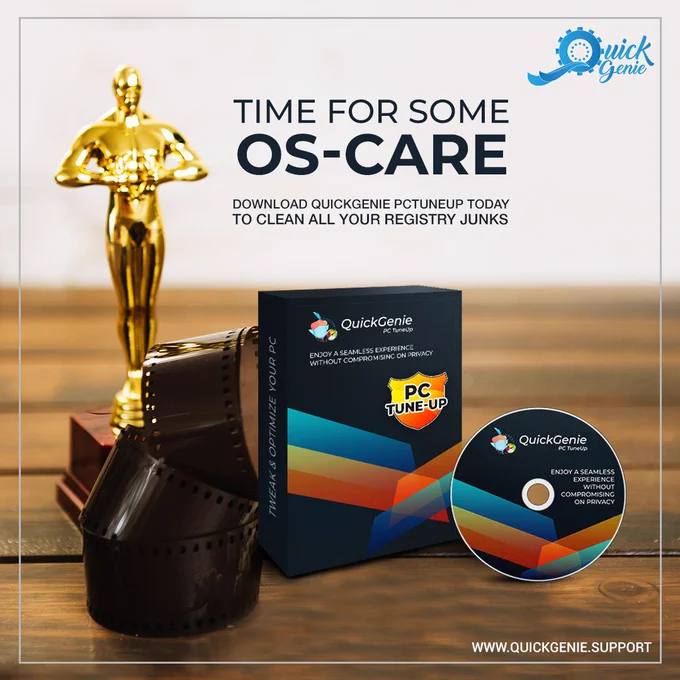 Download QuickGenie PCTune Today! #Oscars