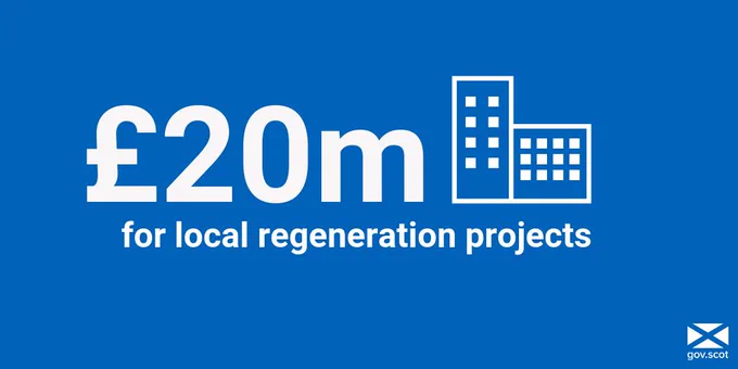 £20 million for local regeneration projects in Scotland