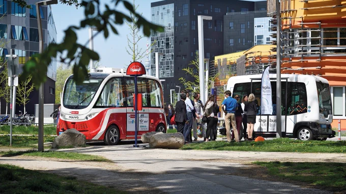 Ein selbstfahrendes Auto