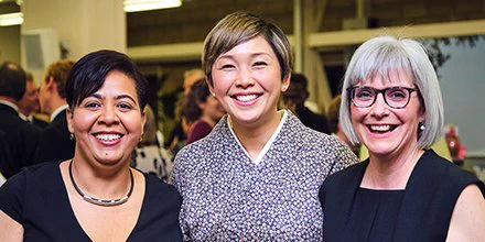 Elizabeth Bucknor, Eriko Cochrane and Vicki Unwin