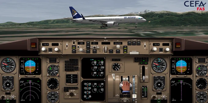 @airastana chooses CEFA FAS for flight data animation!
