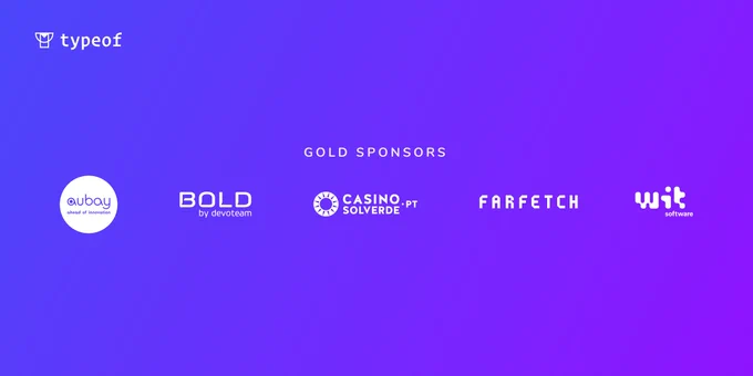 typeof gold sponsors
