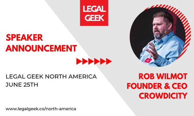 Rob Wilmot speaker at Legal Geek NYC