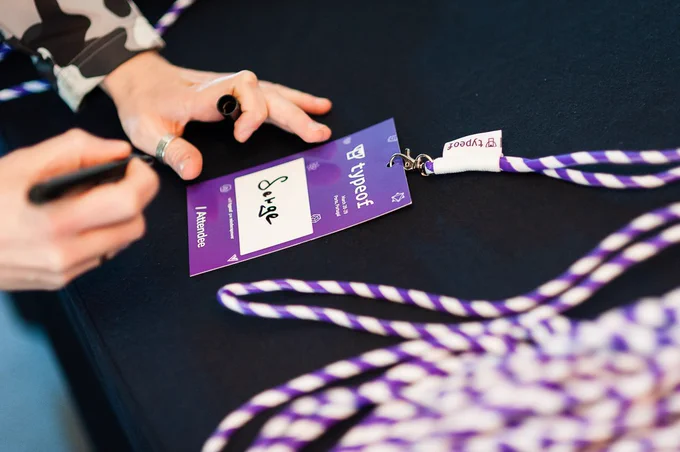 typeof conf layard and badge