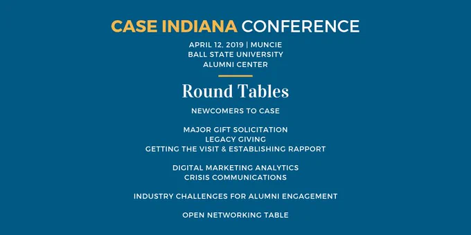 CASE Indiana Conference Round Tables
