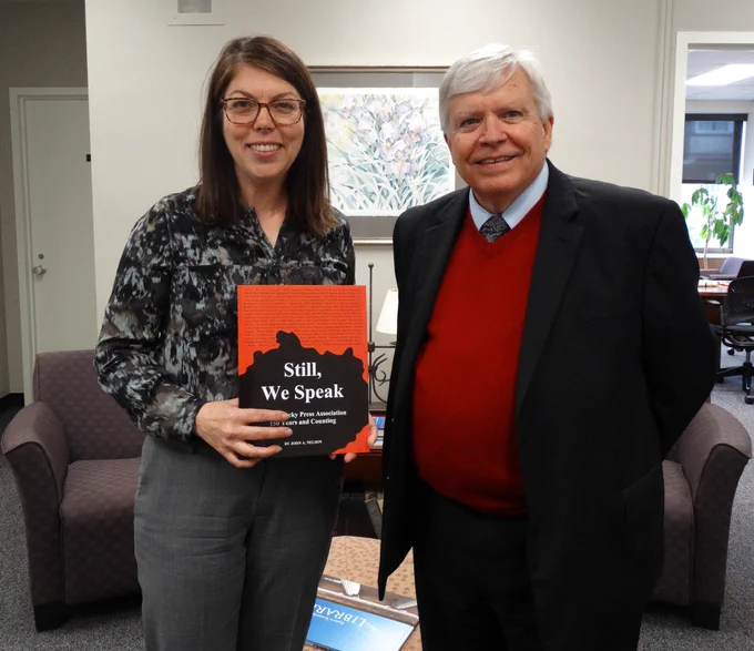 Dean Betina Gardner and John Nelson