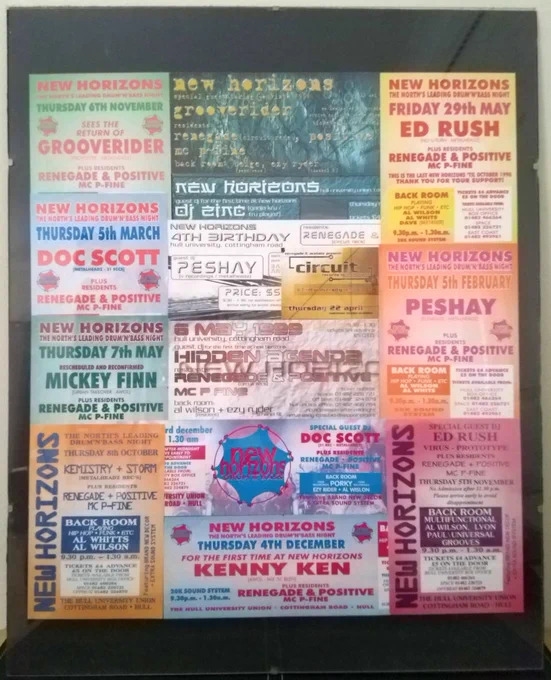 Drum & Bass flyers 1996-1999, Hull