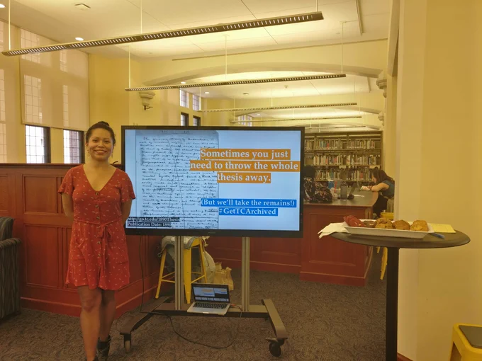 Save your Masters thesis and related work in PocketKnowledge! Today (5/8) on the 2nd Floor!