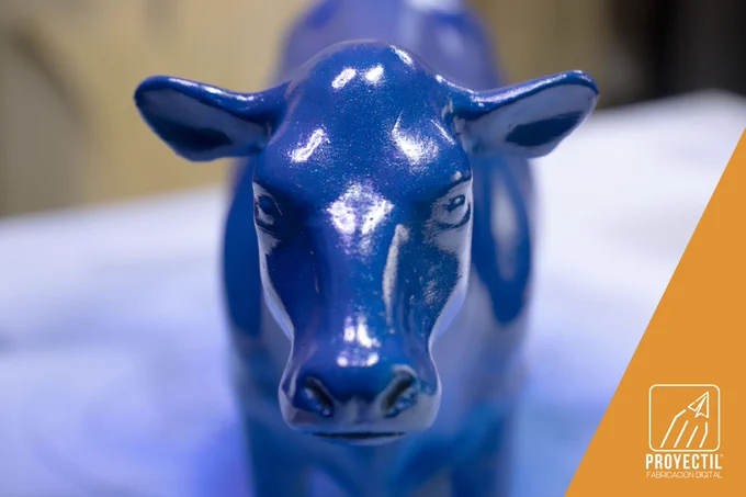 Cuarto y último paso. La vaca lista para irse.