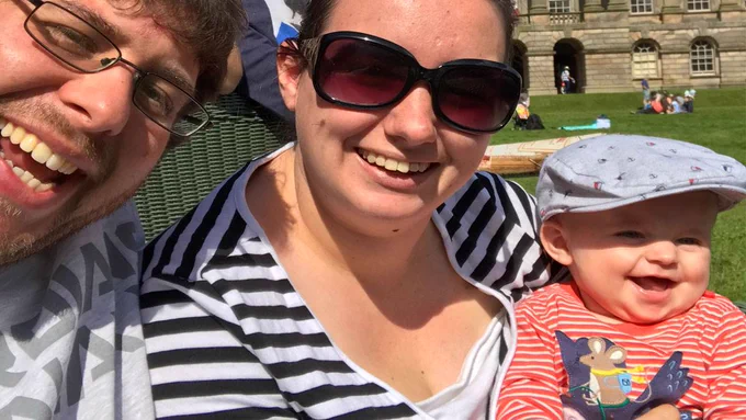 Jess Hible and her family