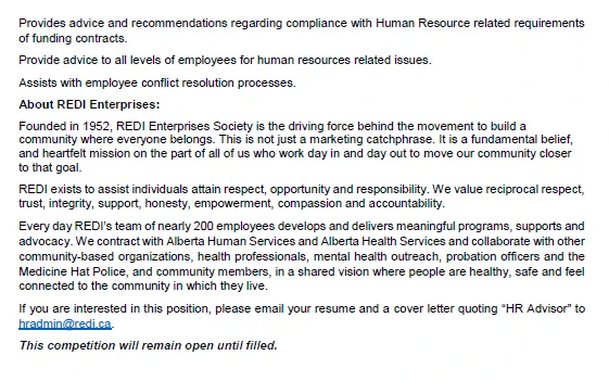 HR Advisor page 2 of 2