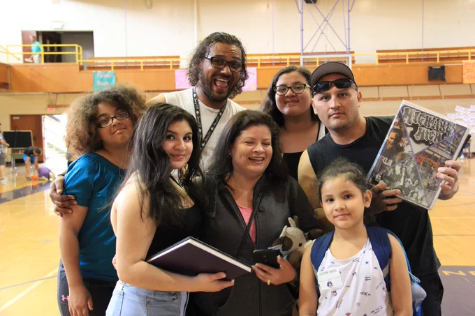 Alumni buying extra yearbooks.