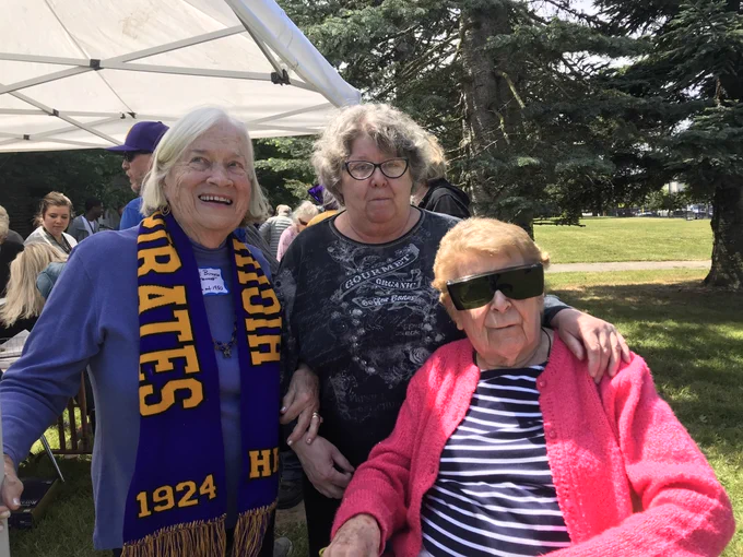 Alumni and former teacher.