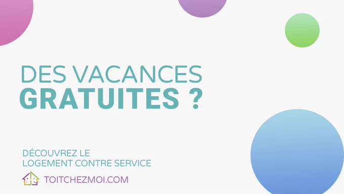 Tentez l'expérience logement contre service ! ☀️