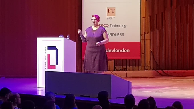 Heidi on stage