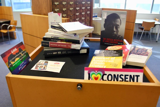Books showcasing LGBT  topics.