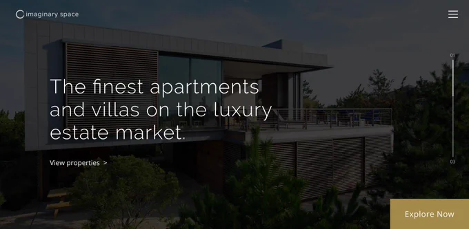 Opting for a clean aesthetic to compliment the property, this minimal User Interface helps to highlight both the call-to-action and the product itself.