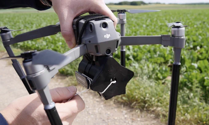 AeroSnare being prepped for launch
