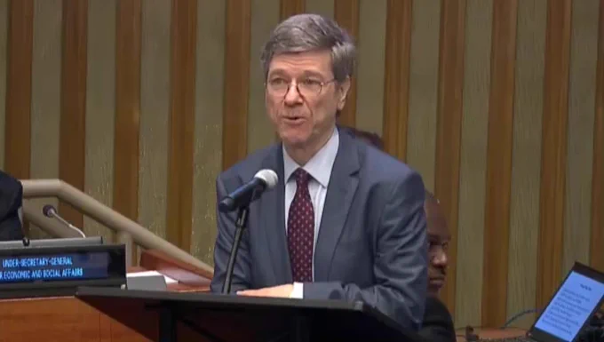 There is no shortage of funds to achieve the #SDGs; there is a shortage of honesty: @JeffDSachs, @unsdsn at #HLPF2017