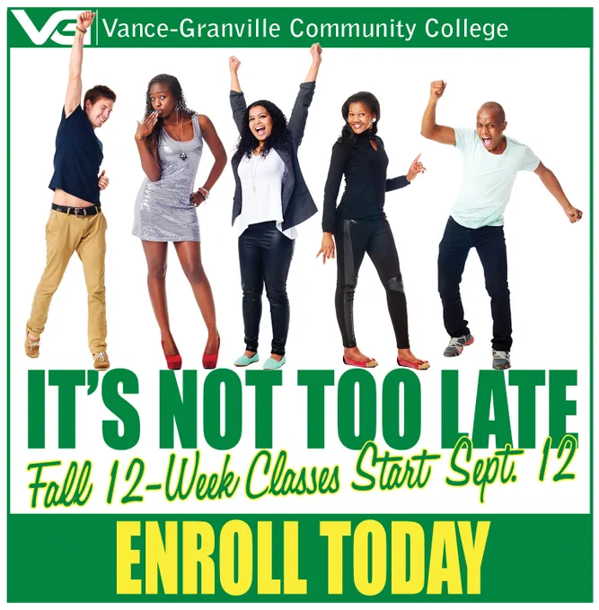 Poster that says "It's Not Too Late"