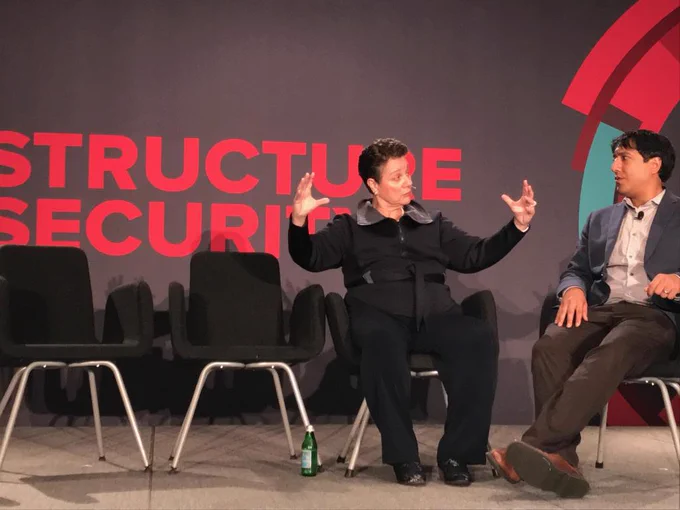 Edna Conway at #StructureSecurity conference in San Francisco