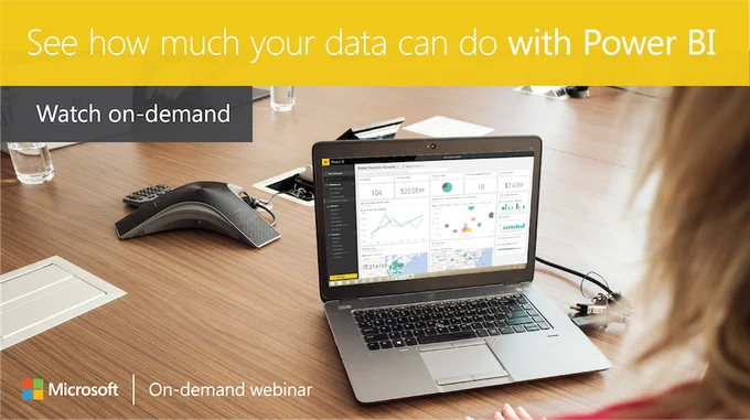 Your #data deserves to be presented w/ the latest interactive visuals. Get started w/ #PowerBI, watch on-demand: https://info.microsoft.com/getting-started-with-power-bi-ondemand.html?wt.mc_id=AID640073_QSG_SCL_217600