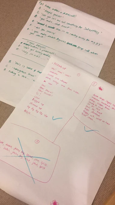 Writing about smoking