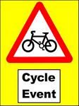 Cycle event sign