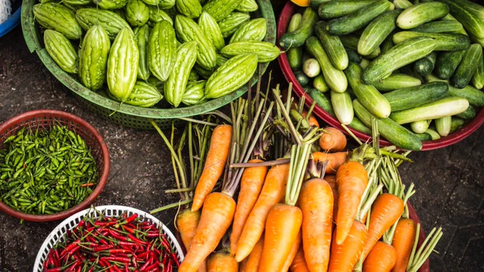 vegetables, loads of vegetables