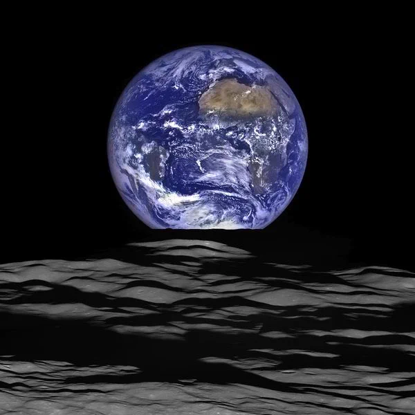 NASA's Lunar Reconnaissance Orbiter (LRO) recently captured this unique view of Earth from the spacecraft's vantage point in orbit around the moon.