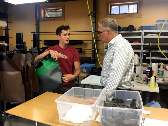 Visiting TwispWorks to hear about the contributions this artists' collective is making to the Methow Valley area. 