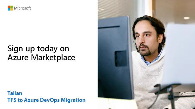 Moving to #Azure DevOps? Check out @Tallan's TFS to Azure DevOps Migration offering: http://msft.social/VIutaa @AzureMktPlace
