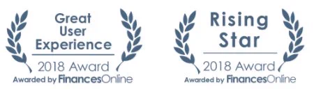 Rising Star & Great User Experience Awards for Xobin Interact