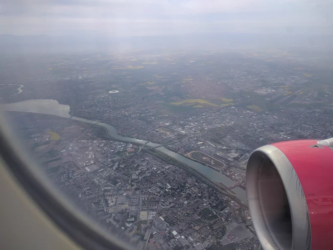 Landing in Lyon