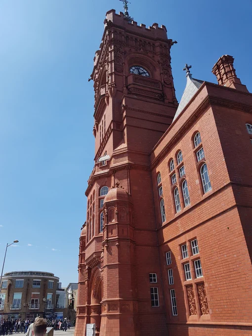 Pierhead building in Cardiff bay