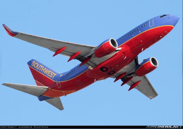 Southwest, client of CEFA Aviation - red livery