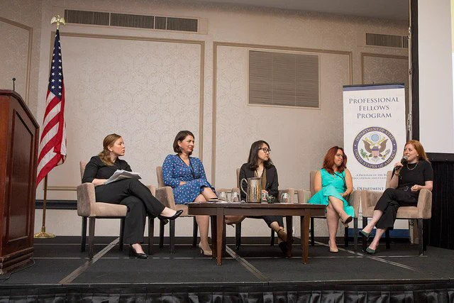 5 women on a panel