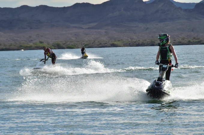 Jet skiing at Lake Havasu, Arizona. Photo by Heather Stacy/BLM.
