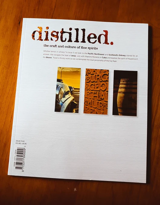 cover page of distilled magazine