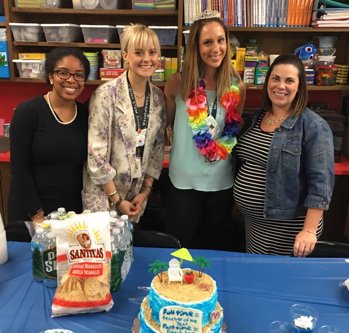 Teacher of the year celebration