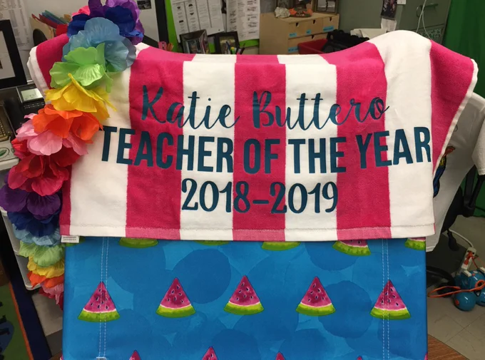 Teacher of the year celebration