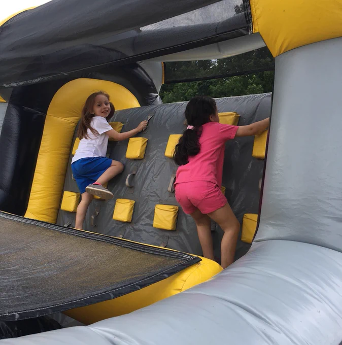 Students on field day