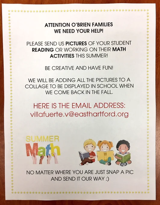 Summer Math Reading/Math Challenge